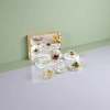 Golden-framed glass tableware set, high borosilicate heat-resistant explosion-proof, simple style household Application Scenario
